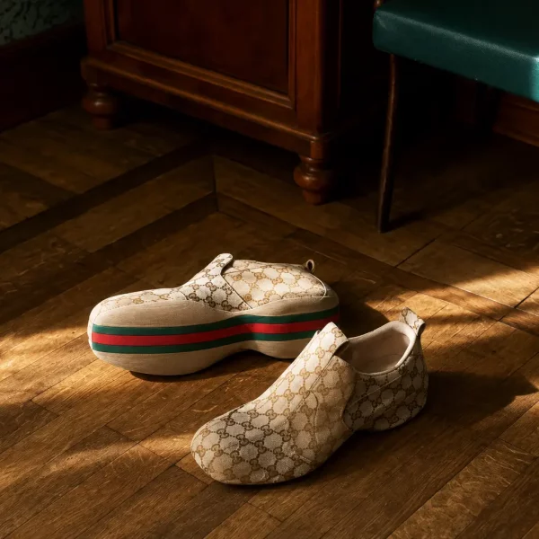 Les nouveaux modèles de baskets Gucci « Made in China » rompent avec la tradition italienne